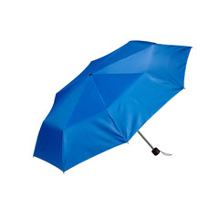 A small blue umbrella