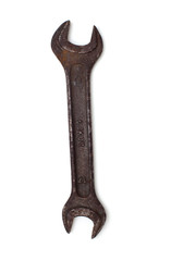 old rusty wrench
