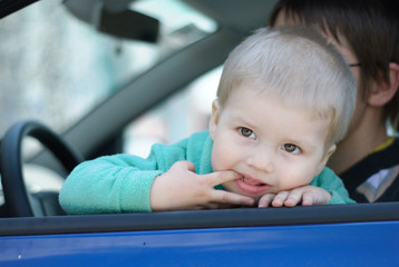 reflected in the eyes of a child