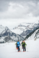 Caminando en la nieve