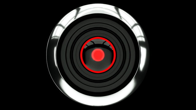 robotic eye with alpha channel
