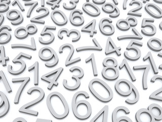 Background of numbers