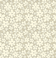 Light floral seamless pattern