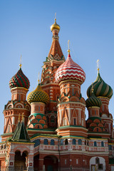 Fototapeta na wymiar Saint Basil Cathedral in Moscow on the Red Square