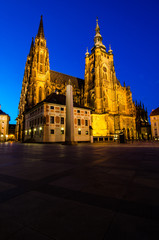 Fototapeta na wymiar St Vitus Cathedral, Prague, Czech Republic