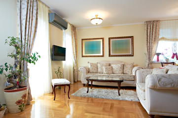 Modern home living room