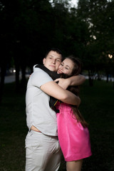 Fototapeta premium Young couple in love