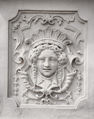 Fototapeta na wymiar Stone relief at Castle Belvedere | Vienna (Austria)