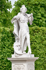 Obraz premium Marble Statue at Castle Belvedere (Vienna)