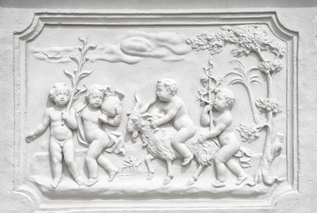 Stone relief at Castle Belvedere | Vienna (Austria)