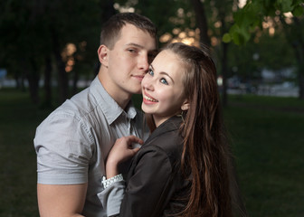 Young couple in love