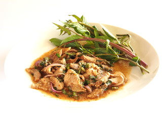 Thai cuisine - Spicy pork salad