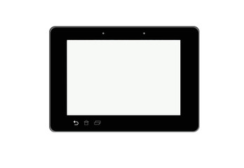 illustration of black tablet