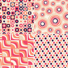retro seamless abstract pattern - 52347690