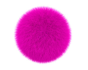 Pink fur ball © doomu