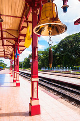 Naklejka premium railway station