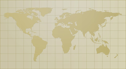 Fototapeta na wymiar Vector world map background