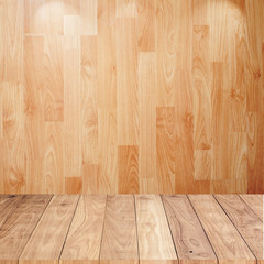 Wood background with wood floor