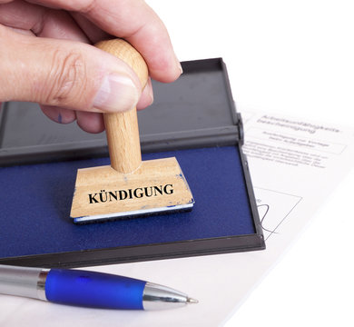 K&uuml;ndigung