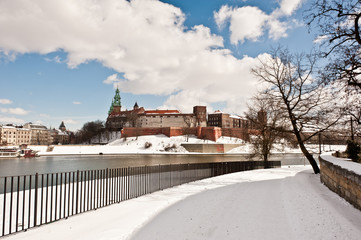 Wawel zimą