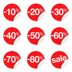 Sale Labels Discount And Promotion