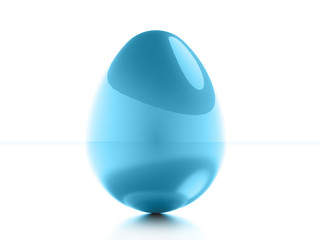 Egg blue vertical