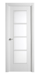 white wooden doors