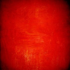 Redcolor paint on grunge background