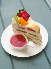 Strawberry cake