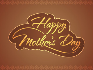 colorful mother's day card design.