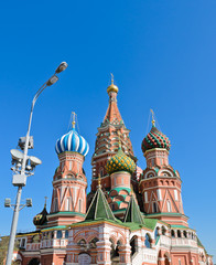 Fototapeta premium St. Basil's Cathedral or Pokrovsky Cathedral in Moscow, Russia