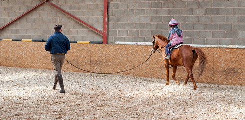 Lunging lesson