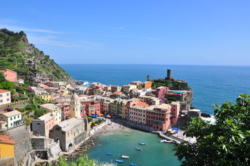 Fototapeta premium Italian village view