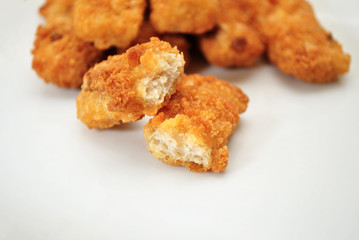 Fish Stick Cut in Half