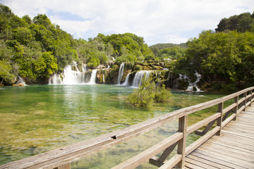 Krka Krotien Wasserfälle