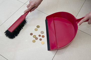 Ramassage d'argent