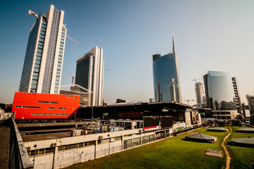 Naklejka premium business building