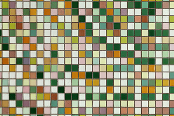 Texture from a multi-colored small tile