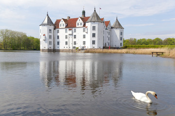 Wasserschloss in Glücksburg,Schleswig-Holstein