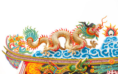 dragon in a Chinese temple