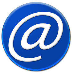Fototapeta premium Email At sign @ icon