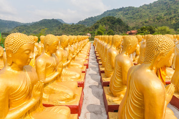 Golden buddha at Buddha Memorial park