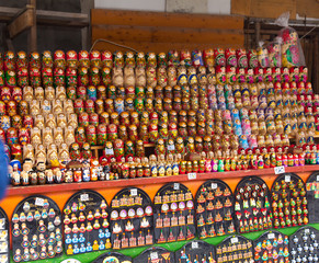Fototapeta premium matrioshka at the fair