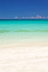 Beach on summer
