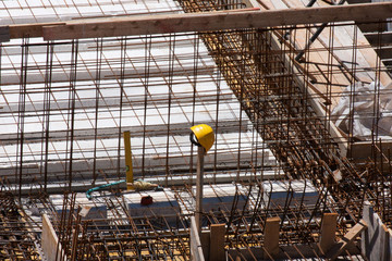 Equipment in the construction site