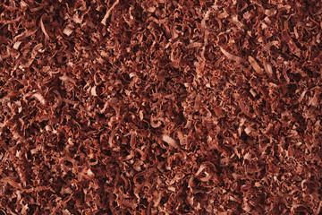 fine grated chocolate background