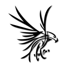 Adler Abstrakt Vektor Silhouette