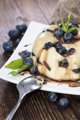 Blueberry Vanilla Pudding