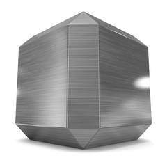 cube 3d metal
