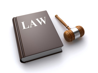law book and gavel